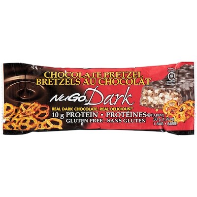 NuGo Barre protéinée chocolat et bretzel 50 g, 6,58 $/100g