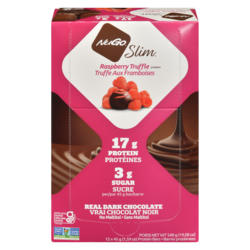 NuGo Slim Bar, Raspberry - 12x45.0 g | Fortinos