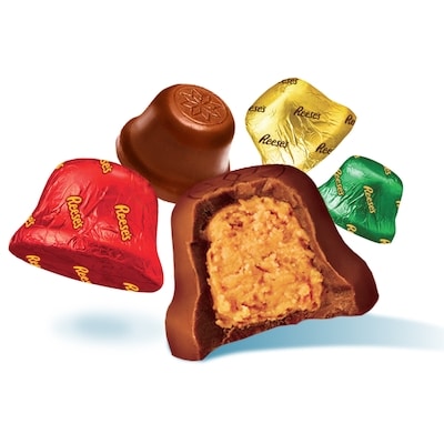 Christmas & Holiday Peanut Butter & Chocolate Candy Bells