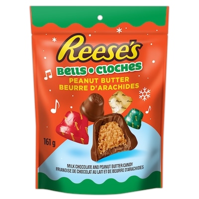 Reese’s Cloches Au Beurre D'Arachides Du Temps Des Fêtes 161 g, 4,34 $/100g
