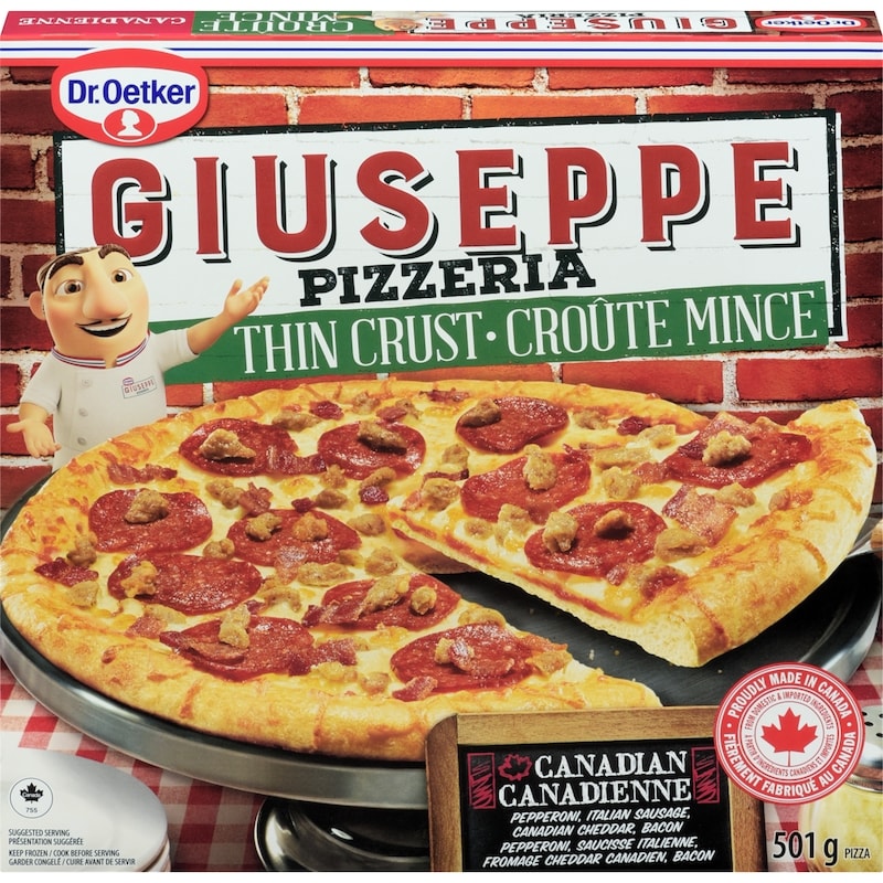 Giuseppe Thin Crust Canadian Pizza