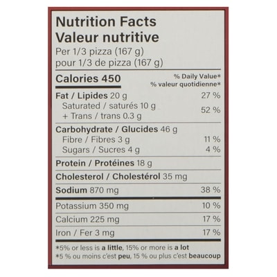 Giuseppe Thin Crust Canadian Pizza