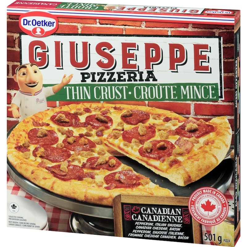 Giuseppe Thin Crust Canadian Pizza