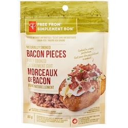 le Choix du Président Bacon En Morceaux Cuit À Fond Simplement Bon 85 g, 9,41 $/100g