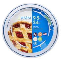 Anchor Hocking Moule à tarte profond cannelé, 24 cm (9,5 po) 1 ea, 13,00 $/1ch