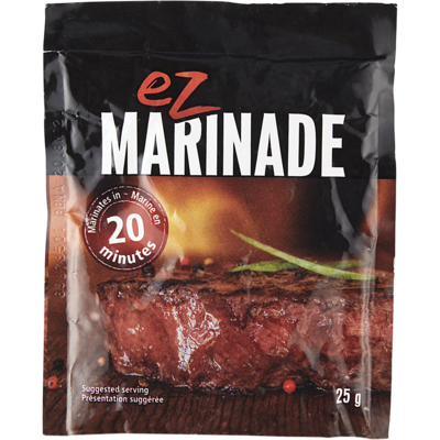 null Marinade EZ 25 g, 5,16 $/100g