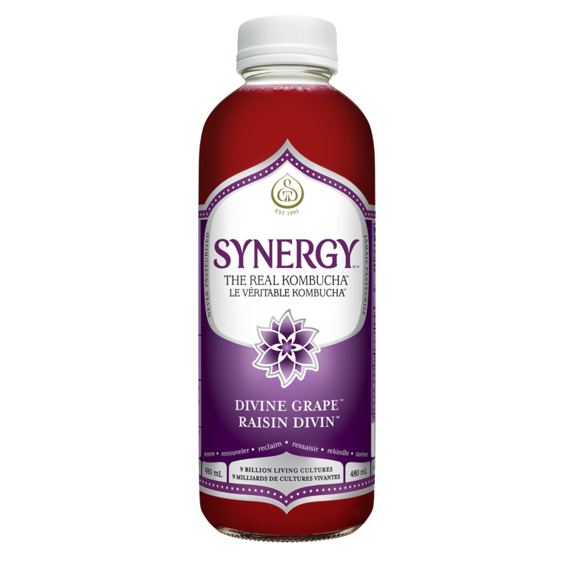Synergy The Real Kombucha Divine Grape