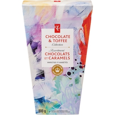 President's Choice Chocolate & Toffee Collection 800 g, $2.50/100g