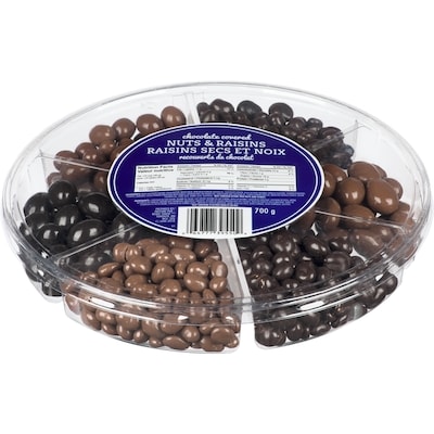 Stock and Barrel Chocolate Covered Nuts & Raisins 700 g, $0.71/100g