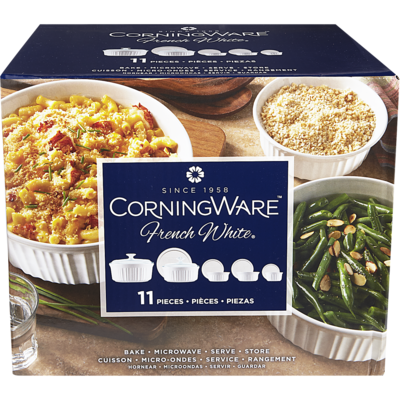 Corningware Ensemble de service blanc de style français 1 ea, 64,86 $/1ch