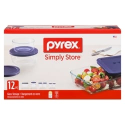 Pyrex Ensemble de contenants Simply Storage 12x1.0 ea, 2,92 $/1ch