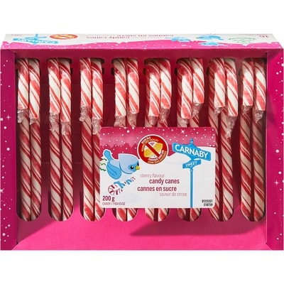 Carnaby Sweet Cherry Flavour Candy Canes 200 g, $1.75/100g