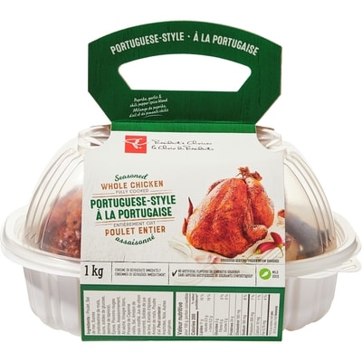 President's Choice Portuguese Style Seasoned Whole Chicken (After 11am) 1 kg, $1.20/100g