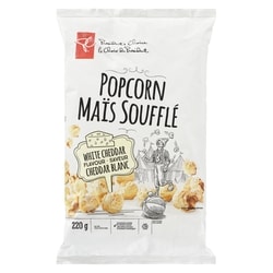 President's Choice White Cheddar Popcorn - 220 g | Valumart