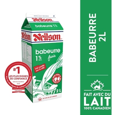 Neilson Babeurre 1 % 2 l, 0,29 $/100ml