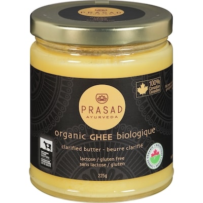 Prasad Ayurveda Organic Ghee Butter 225 g, $9.33/100g