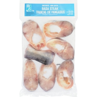 null Darnes de pangasius 1 kg, 0,90 $/100g