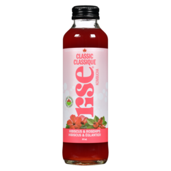 Rise Kombucha Hibiscus & Rose Hips 414 ml, $1.08/100ml