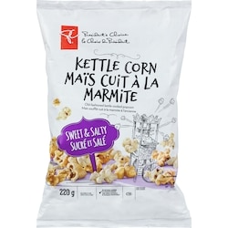 President's Choice Sweet & Salty Kettle Corn  220 g, $1.81/100g