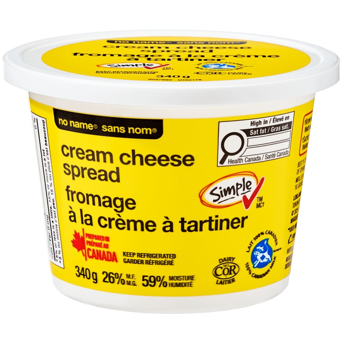 No Name Original Cream Cheese Spread