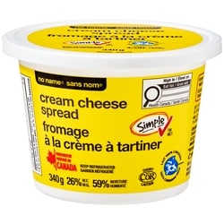 No Name Cream Cheese Spread - 340 g | Fortinos