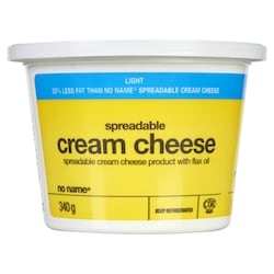 No Name Light Original Cream Cheese Spread - 340 g | Wholesale Club