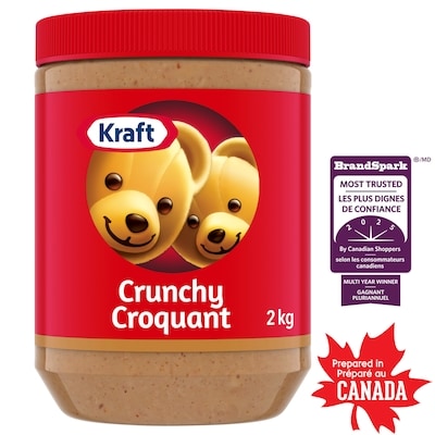 Kraft Beurre d'arachide croquant 2 kg, 0,75 $/100g