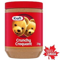 Kraft Beurre d’arachide croquant 2 kg, 0,60 $/100g