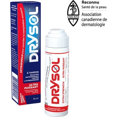 Drysol Antisudorifique Tampon Ultra puissant 20%, 35 ml 35 ml, 91,40 $/100ml