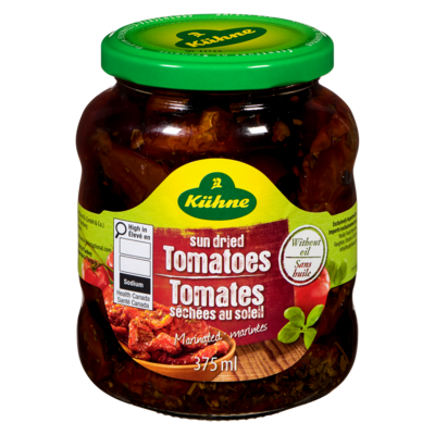 Kuhne Tomates séchées au soleil 375 ml, 2,13 $/100ml