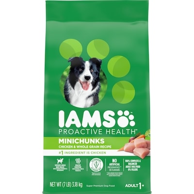 Iams Proactive Health Minichunks Chicken & Whole Grains Adult Dry Dog Food 3.175 kg, $0.63/100g