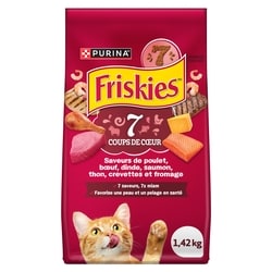 Purina Friskies 7, Nourriture Sèche pour Chats 1,42 kg 1.42 kg, 0,63 $/100g