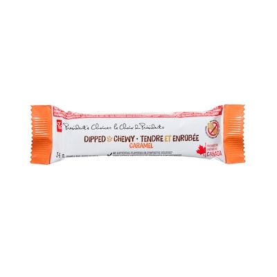 Dipped and Chewy Caramel Granola Bars