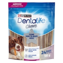 Purina DentaLife Chews Dog Treats Small/Medium Breeds 595 g, $1.60/100g