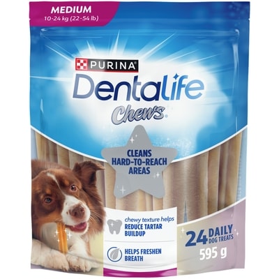 Purina DentaLife Chews Small/Medium Breeds, Dog Treats 595 g, $1.43/100g