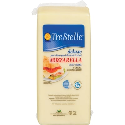 Tre Stelle Mozzarella Cheese $3.29/100g $14.93/1lb
