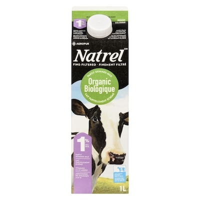 Natrel Lait biologique 1% (1L) 1 l, 0,42 $/100ml