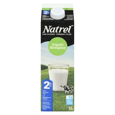 Natrel Lait biologique 2% (1L) 1 l, 0,42 $/100ml