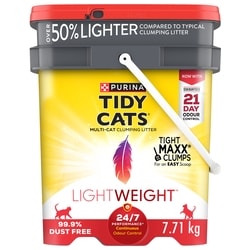 Purina Tidy Cats LightWeight Cat Litter 24/7 Performance Multi-Cat 7.71 kg, $0.40/100g