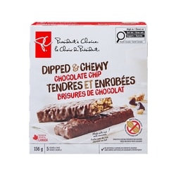 Dipped & Chewy Chocolate Chip Granola Bars