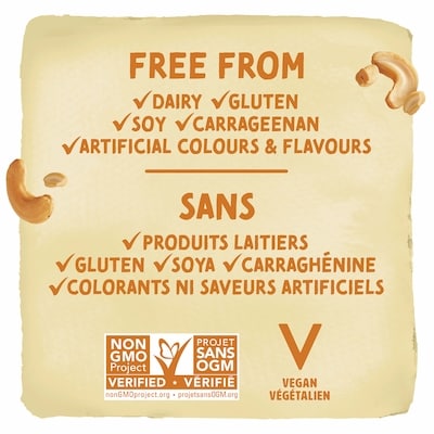 Cashew Milk Alternative, Unsweetened Vanilla, Dairy Free