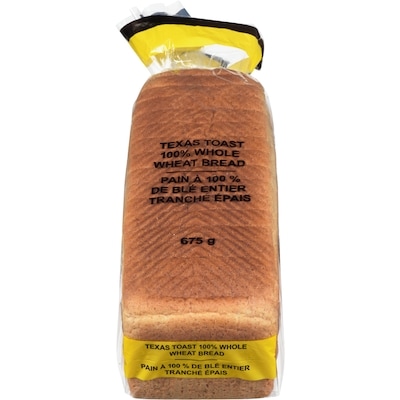 Wonder Bread, Texas Whole Wheat Sandwich 675 g, $0.44/100g