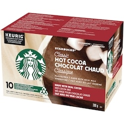 Starbucks K Cup Classic Hot Cocoa K-Cup Pods Box - 10 ea | Fortinos