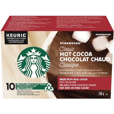 Starbucks Chocolat Chaud Classique K-Cup Capsules 10 ea, 142,90 $/100ch