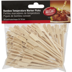 TableCraft 3.5" Bamboo Pick Paddle "Well Done" 100x1.0 ea, $0.10/1ea