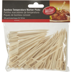 TableCraft Bamboo Skewer Paddle Pick, 3.5" Length 100x1.0 ea, $0.09/1ea