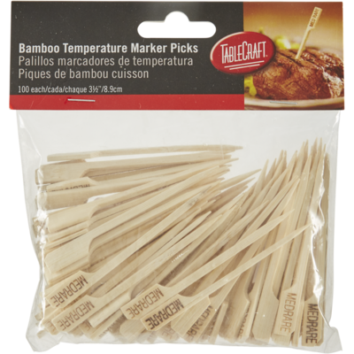 TableCraft Brochette en bambou style rame 9 cm (3,5 po) 100x1.0 ea, 0,09 $/1ch