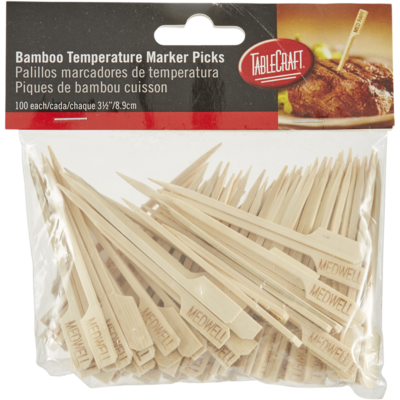 TableCraft Bâton en bambou style rame moyen 9 cm (3,5 po) 100x1.0 ea, 0,09 $/1ch