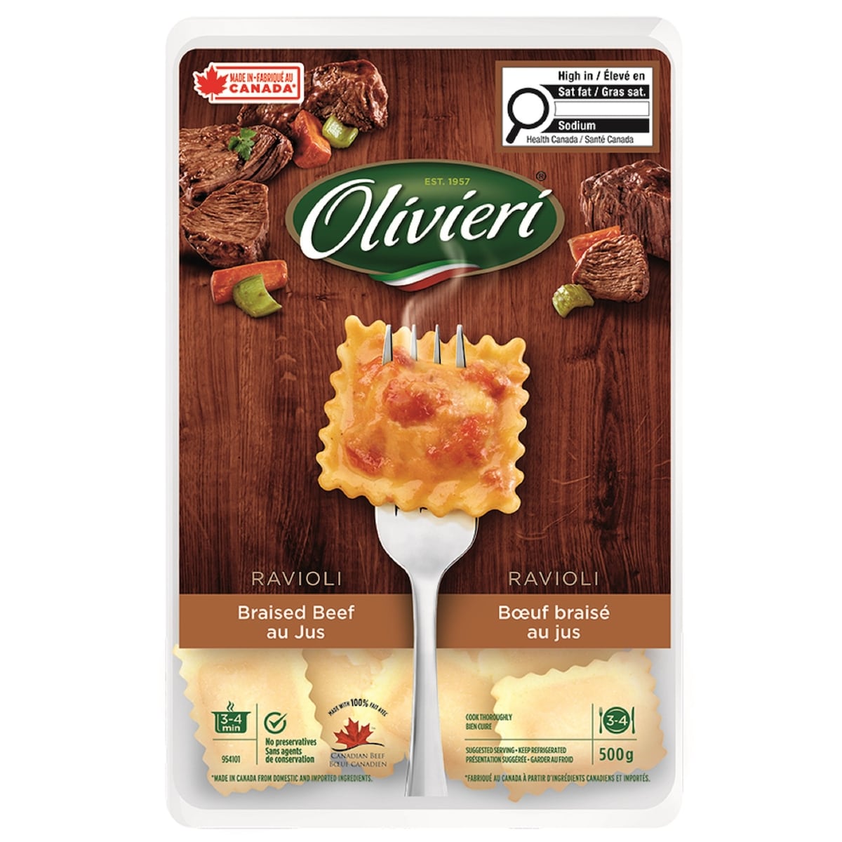 Ravioli Braised Beef