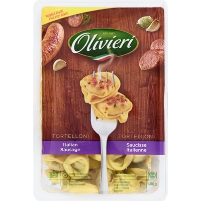 Olivieri Tortelloni, Italian Sausage  600 g, $1.67/100g